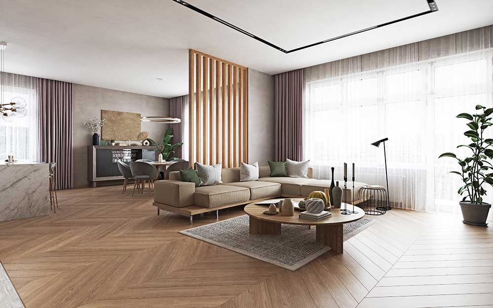 Master bedroom interior at DLF Sector 108 Noida
